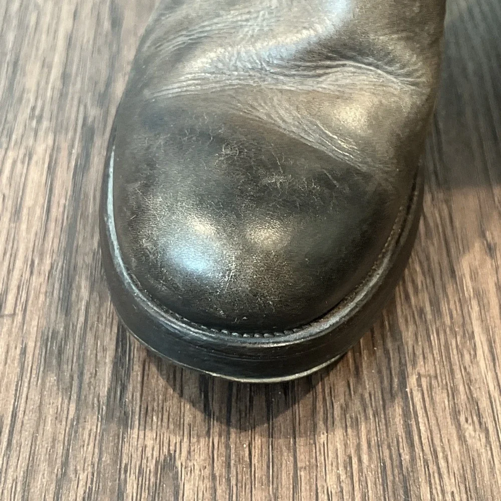 Alberto Fermani limited Edition Boots Distressed Brown Size 40 Made In Italy